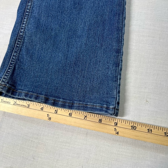 Riders By Lee Midrise Bootcut Jeans Womens Size 12P Embroidered Pockets B-5 - Picture 7 of 11